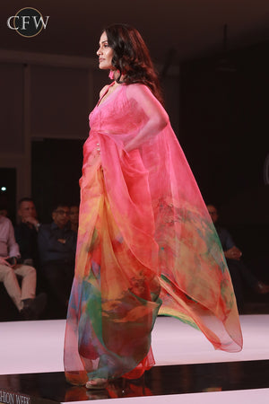 Jai by Aashkii Silk Organza saree from the collection Enchanted blossom - 2