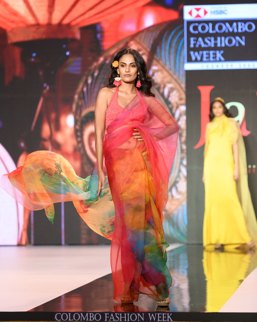 Jai by Aashkii Silk Organza saree from the collection Enchanted blossom - 2