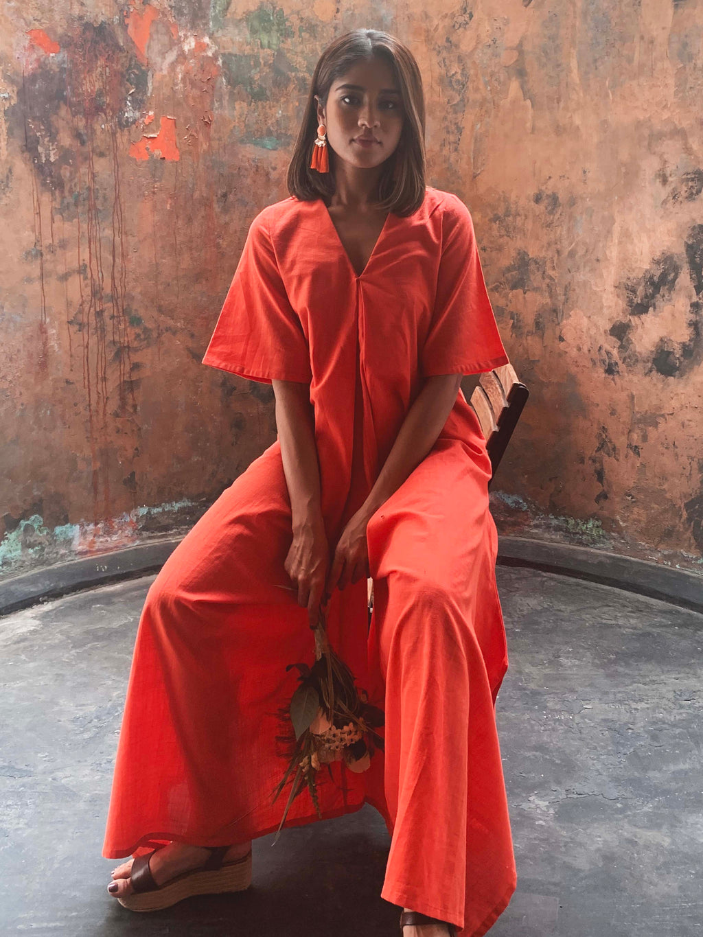 Summer Jumpsuit - Orange